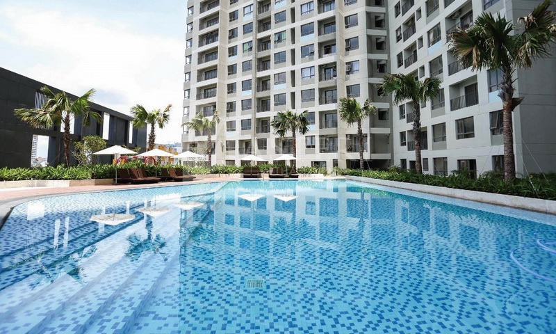 Hồ bơi căn hộ 152 Điện Biên Phủ Bình Thạnh