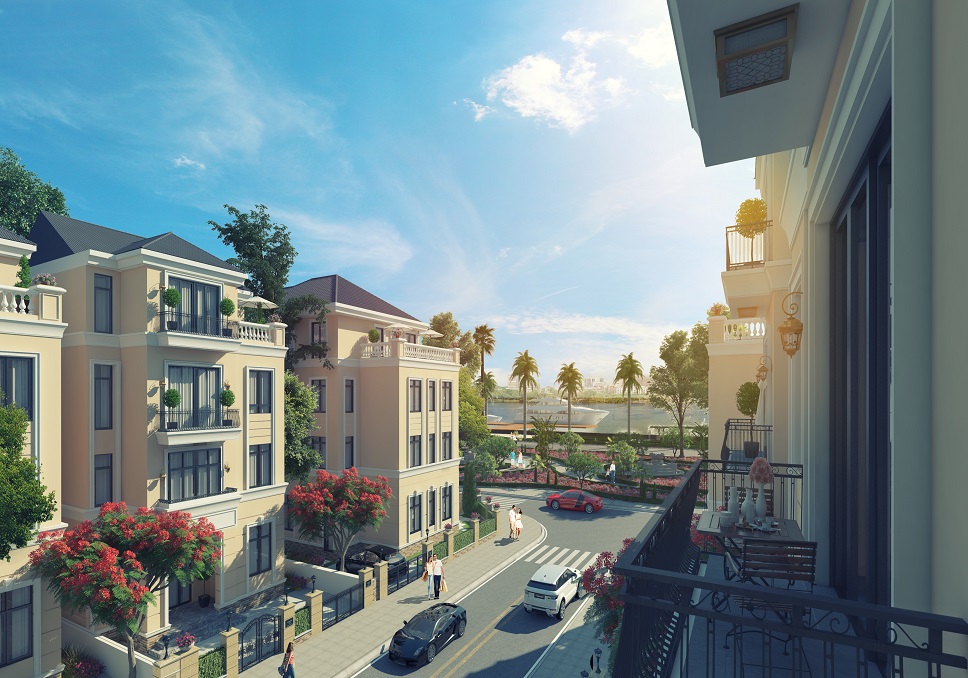 kiến trúc tân cổ điển biêt thự victoria bason