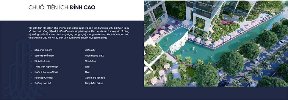 tiện ích gì có tại căn hộ sunshine saigon