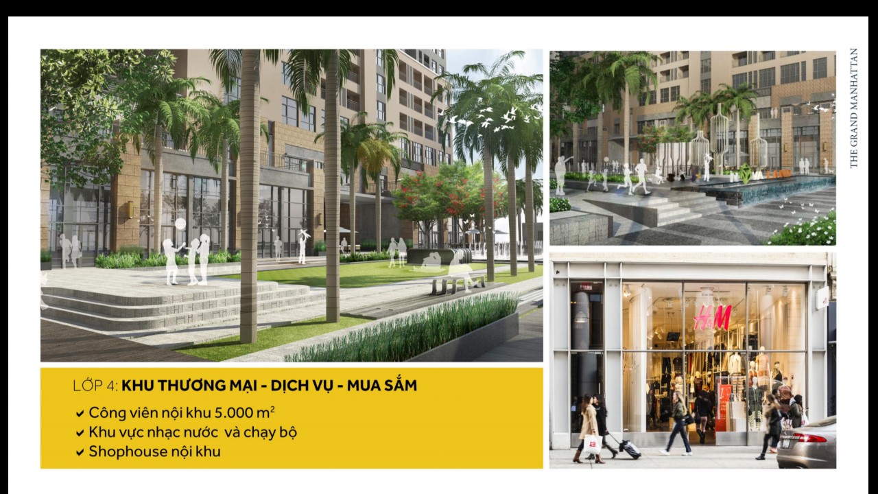 tiện ích căn hộ the grand manhattan