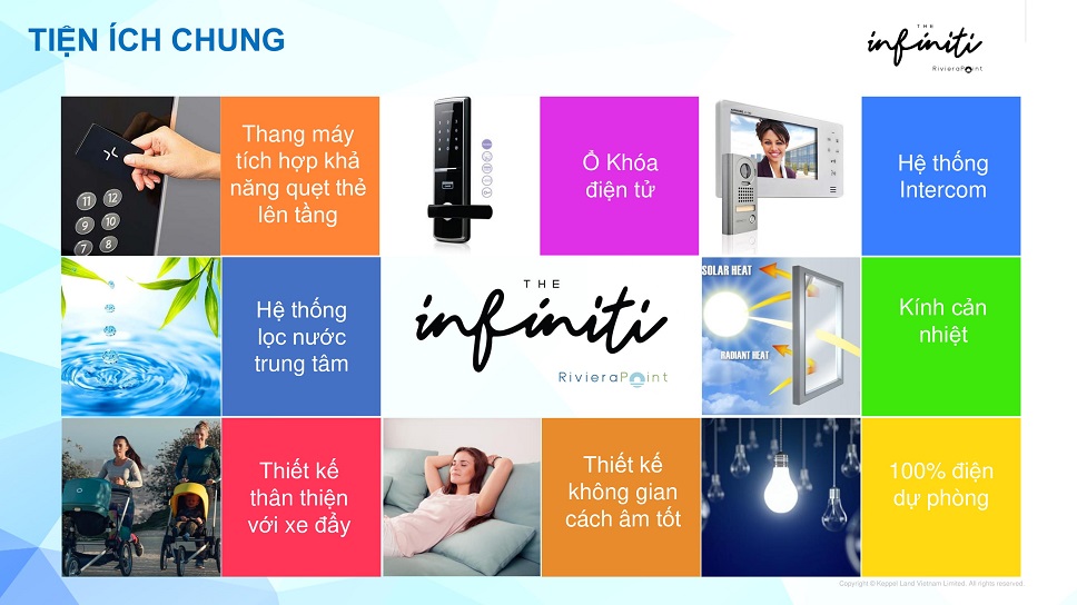 tiện ích chung căn hộ the infiniti