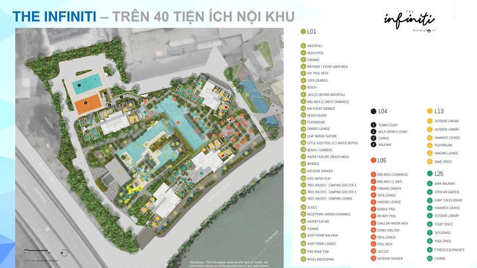 tiện ích căn hộ the infiniti quận 7