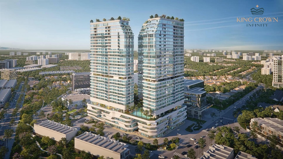 tháp đôi king crown infinity