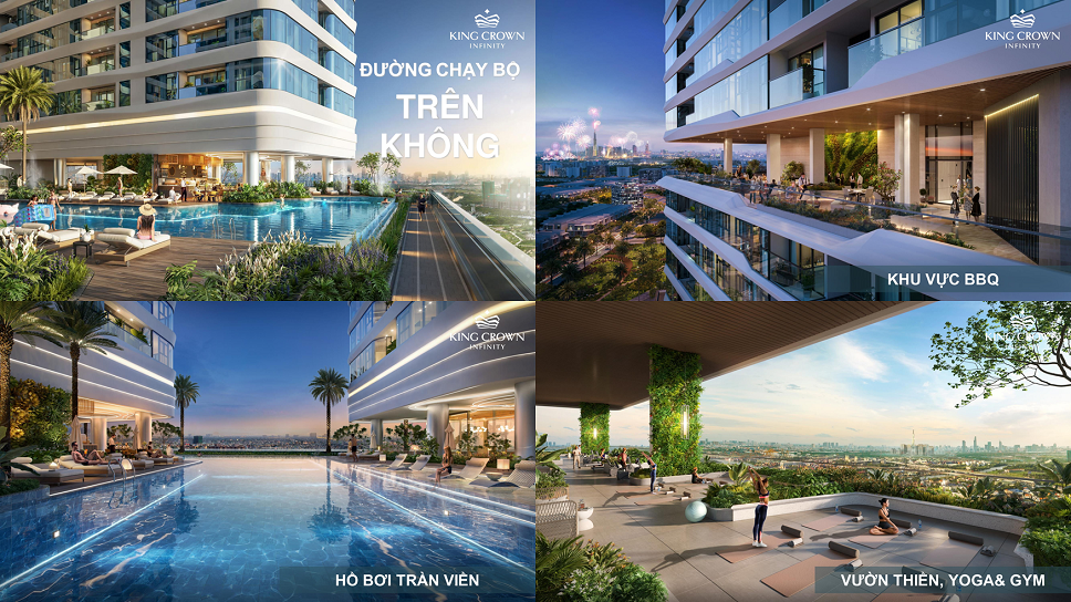 tiện ích căn hộ king crown thủ đức