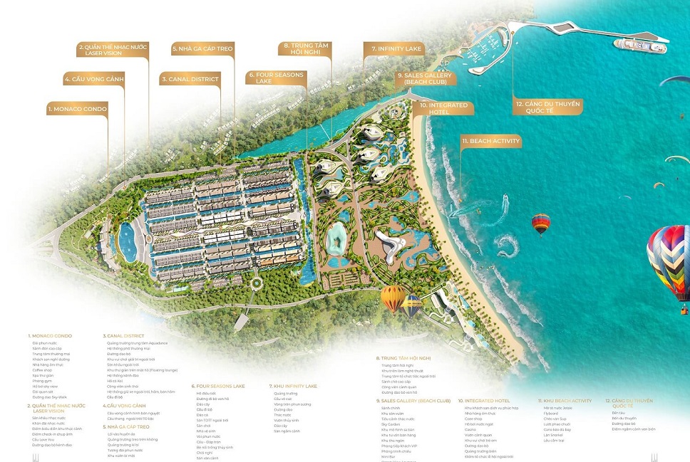 tiện ích khu trung tâm canal merryland quy nhơn