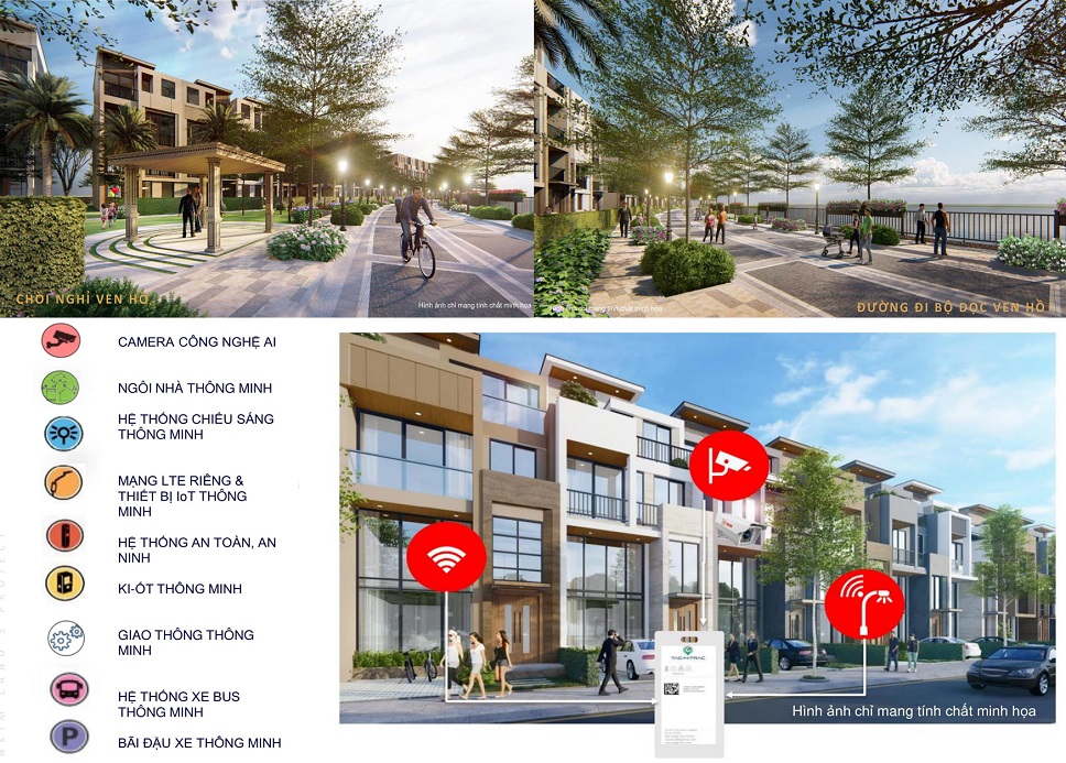 tiện ích sống xanh, thông minh tại biệt thự the 9 stellars