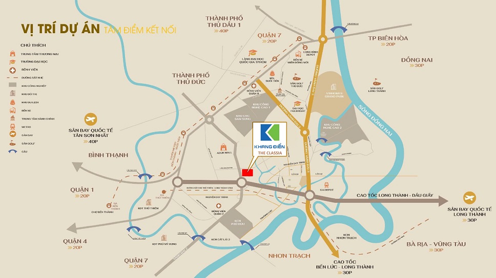 vị trí the classia khang điền quận 9