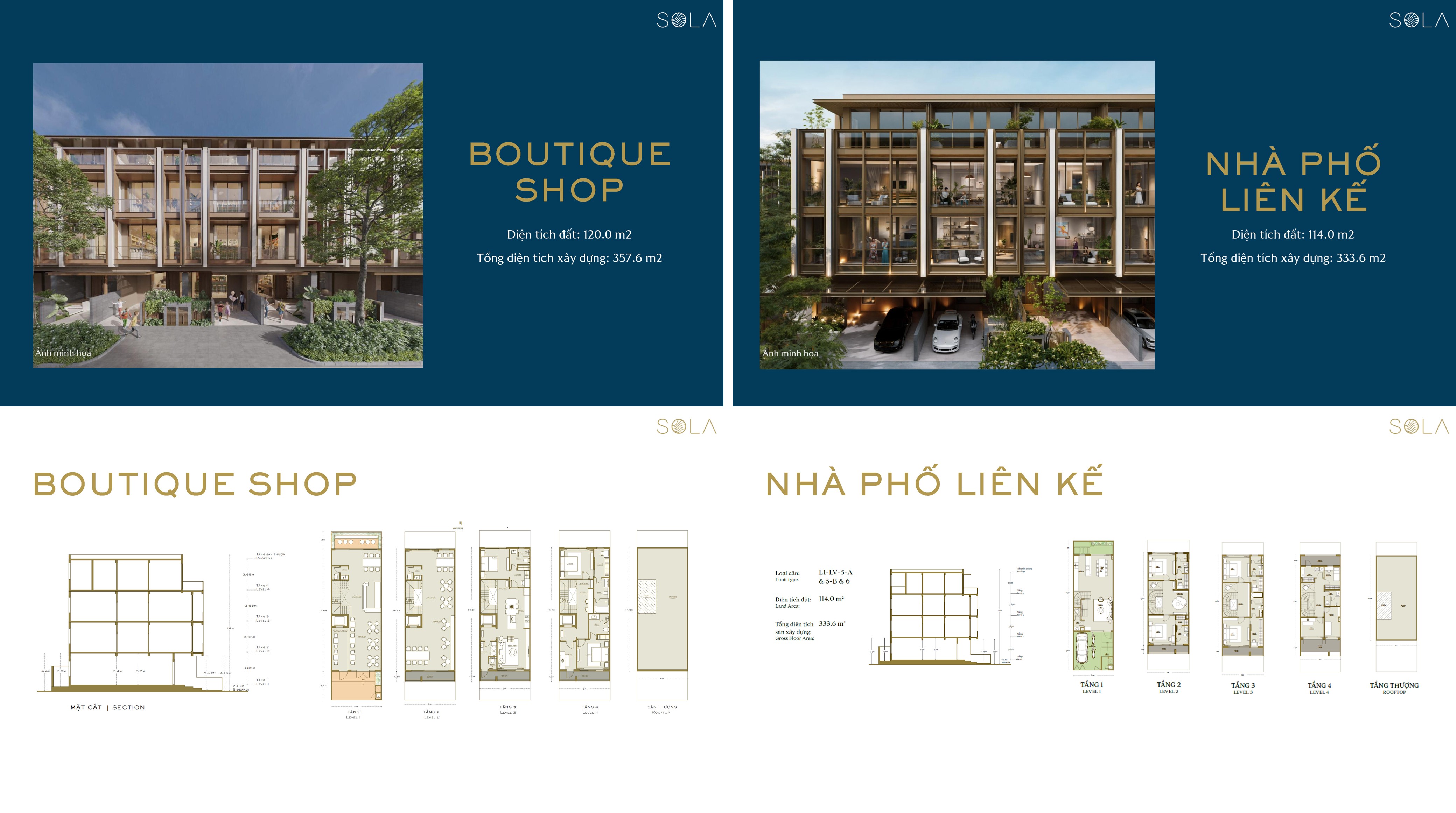 thiet ke nha pho sola villa