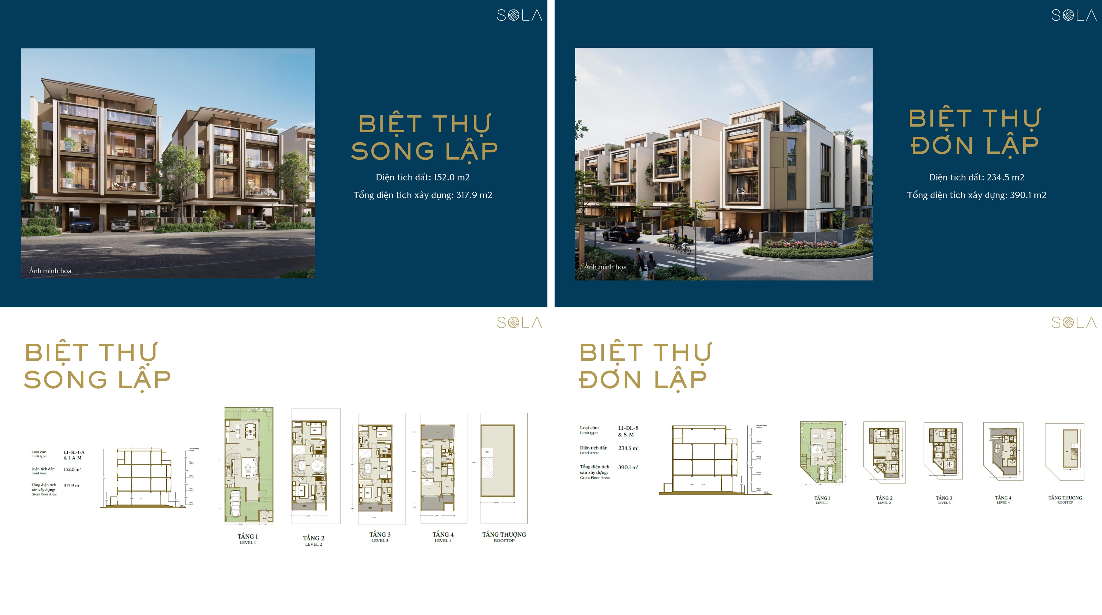 thiet ke biet thu sola villa đảo ánh dương