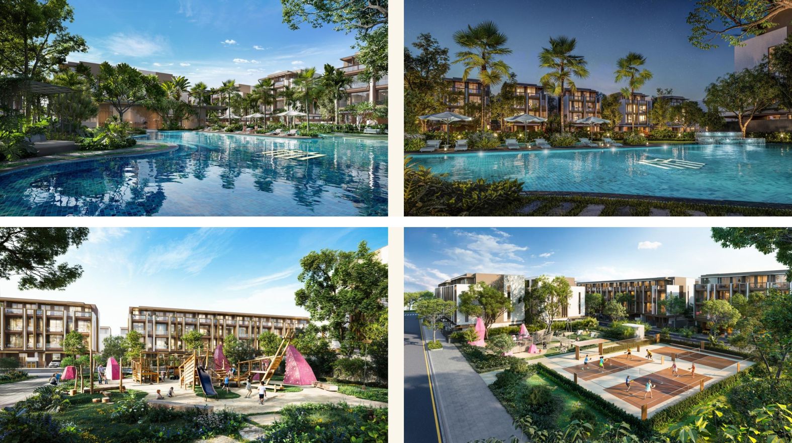 tiện ích hồ bơi tại sola villa