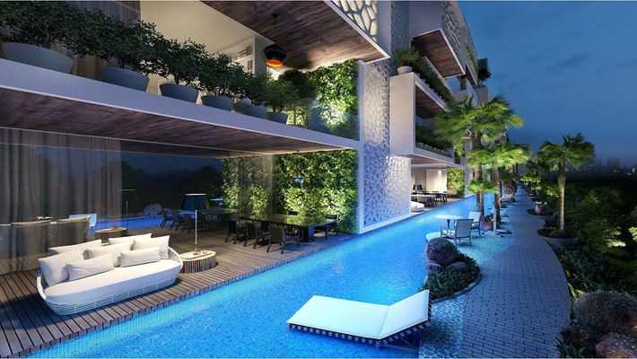 không gian sống tại evergreen quận 7