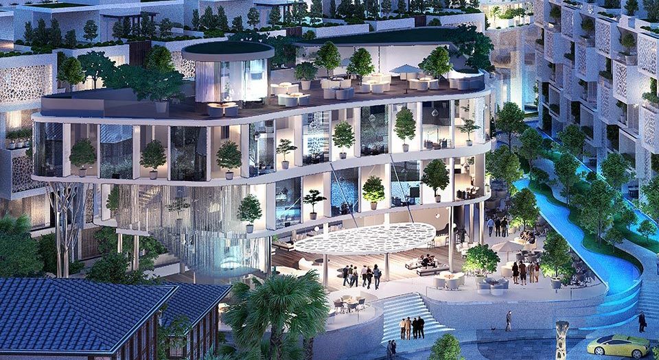 club house biệt thự evergreen