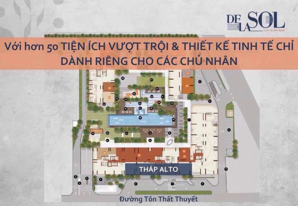 tiện ích tại De La Sol