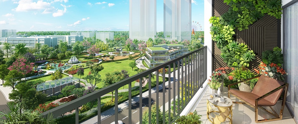 không gian sống tại ecogreen saigon