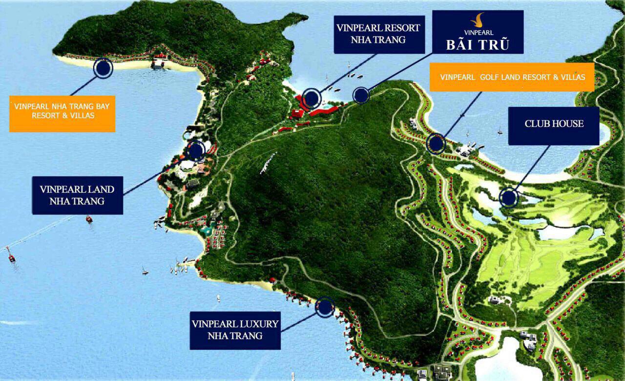 vị trí dự án golfland nha trang