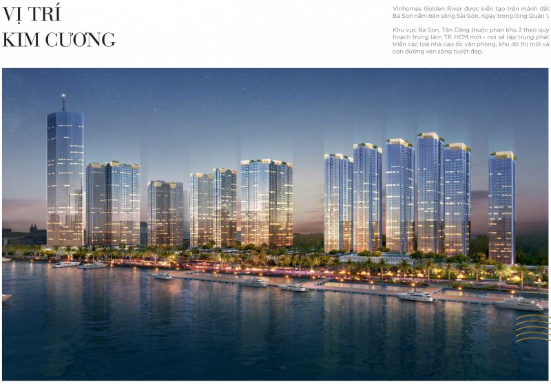 vị trí biệt thự vinhomes golden river