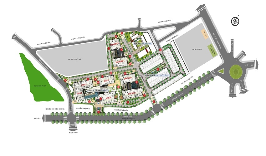 Mặt bằng tổng thể