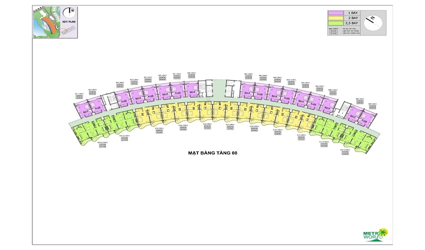Mặt bằng tầng 08