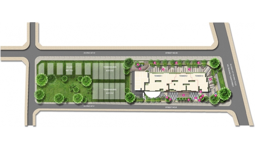 Mặt bằng tổng thể