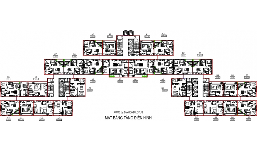 Mặt bằng tầng điển hình
