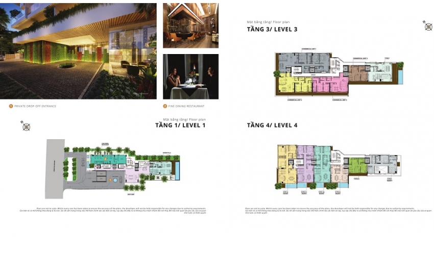 Mặt bằng tầng 01-04