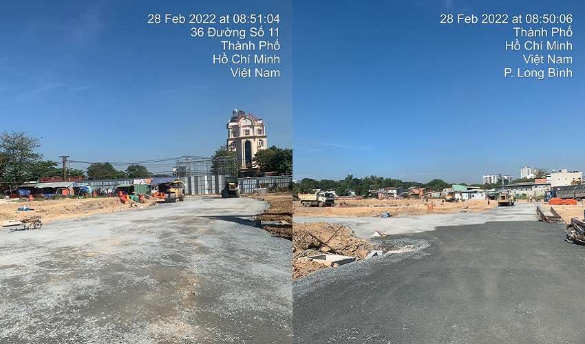 Tiến độ tháng 02/2022